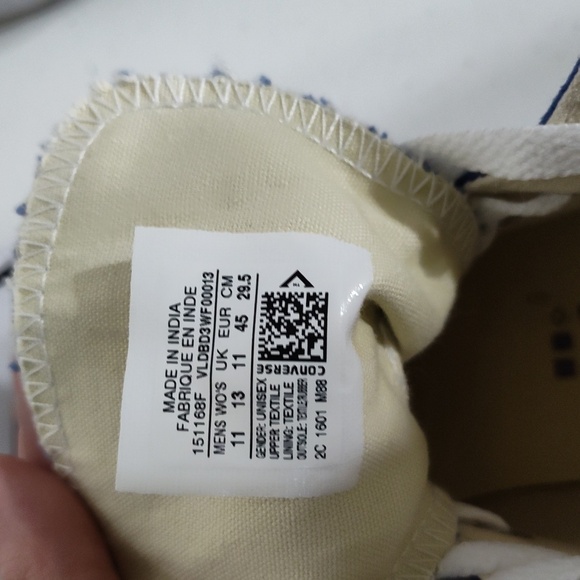 Converse Chunk Taylor high top blue   size mens 11 women 13 - Picture 8 of 16